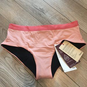 Thinx Organic Cotton Brief Pink Super (Large) NWT